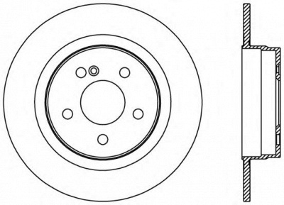 OPEN PARTS bdr239510 -  Тормозной диск